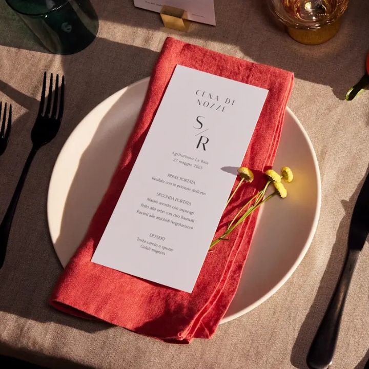 Menù di nozze