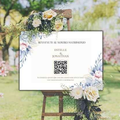 Cartellone di Benvenuto in PVC