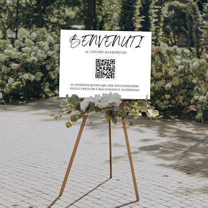 Cartellone di Benvenuto in PVC