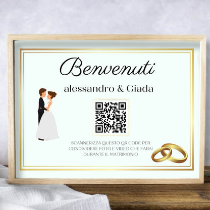 Cartellone di Benvenuto in PVC