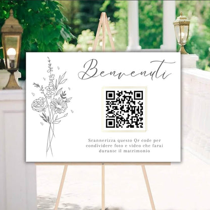 Cartellone di Benvenuto in PVC