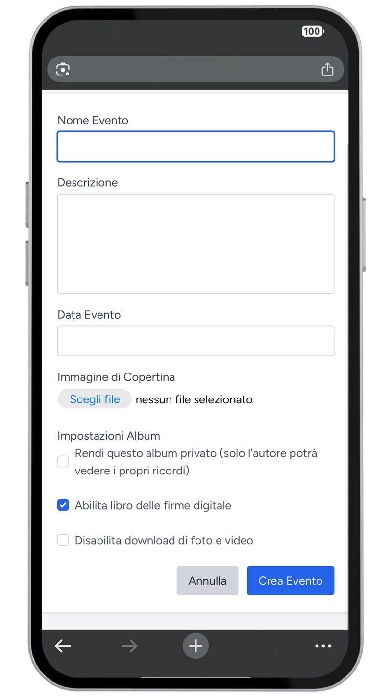 Personalizza il matrimonio